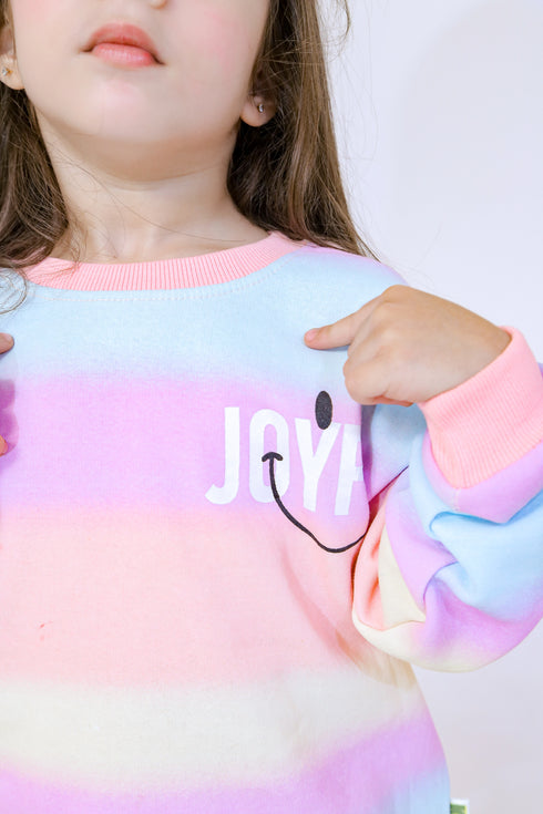 Printed Smiley Tracksuit - Tie Dye